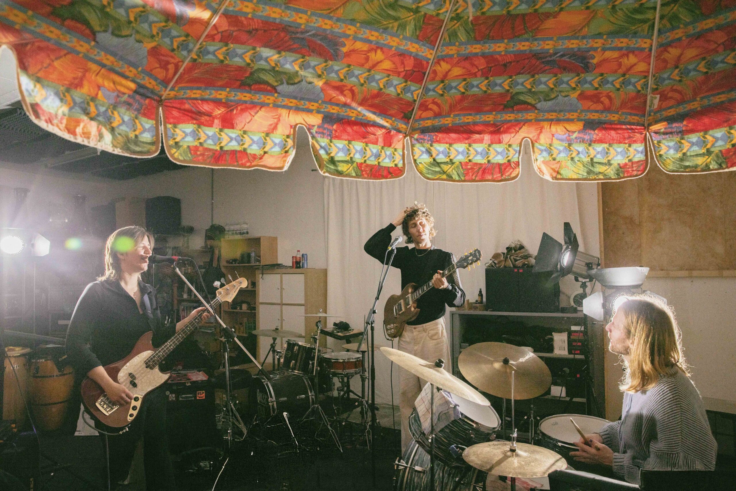 Rehearsing a new band
